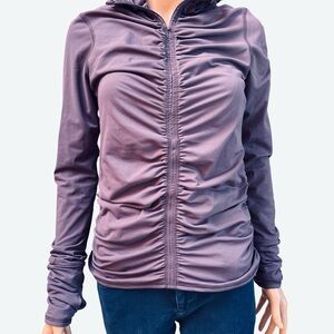 FP Movement by Free People You’re a Peach Half Zip Purple Jacket Medium NWT